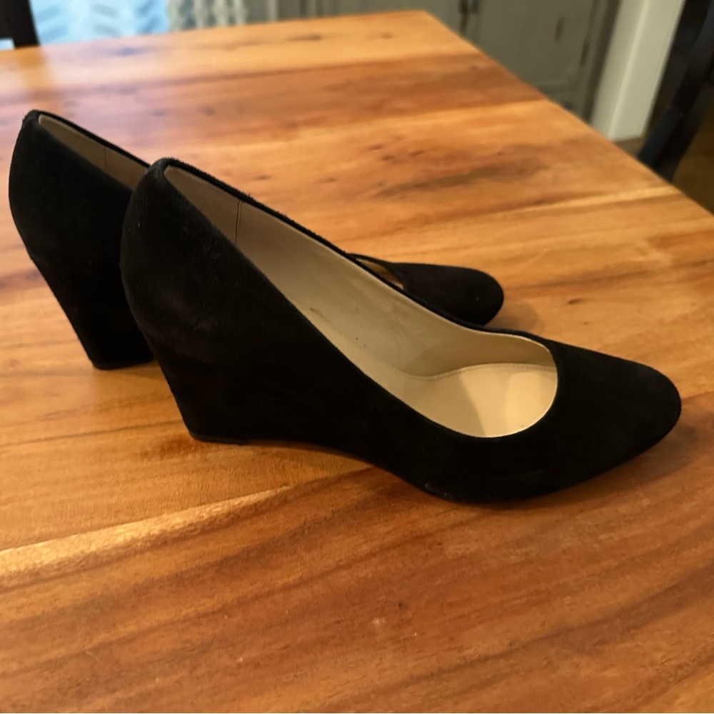 j crew Leather Wedge - Size 9.5